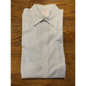 Brooks Brothers Shirts Men XL 17-1/2 6/7 Button Up Original Polo Check
